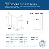 Ove Decors Tampa 74 אינץ