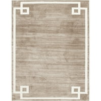 שטיחי אזור מודרניים מלבניים של ג'יל זרין, חום, בראון