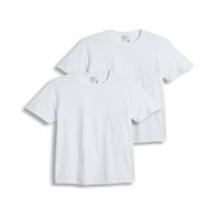 Jockey Essentials® Mean's חולצת טריקו כותנה, חבילה, גופיית צוואר הצוות, טי נוחות, גדלים קטנים, בינוניים,