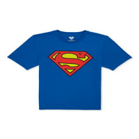 חולצת טריקו גרפית של קומיקס בנים סופרמן, מידות 4-18