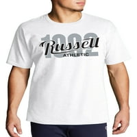 לוגו של לוגו של לוגו של גברים גדולים של ראסל, חולצת טריקו שרוול קצר