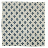 שטיח אזור מוהוק לאגונה שטיח מגזרת שלילית כחולה 8 '10' מלבן