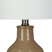 תאורת קרסוול טאן מנורת שולחן קרמיקה 8.50 ח, נורת לד כלולה