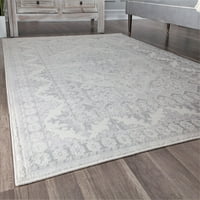 שטיחים אמריקה Gallagher Gl30a אפור ערפל שטיח אזור מעבר וינטג ', 5'3 x7'