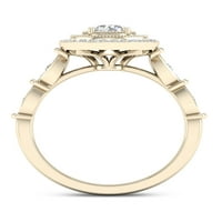 5 8ct TDW Diamond 14K טבעת אירוס