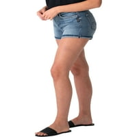 סילבר ג'ינס ושות '. מכנסיים קצרים של אייברי עלייה, מידות המותניים 24-36